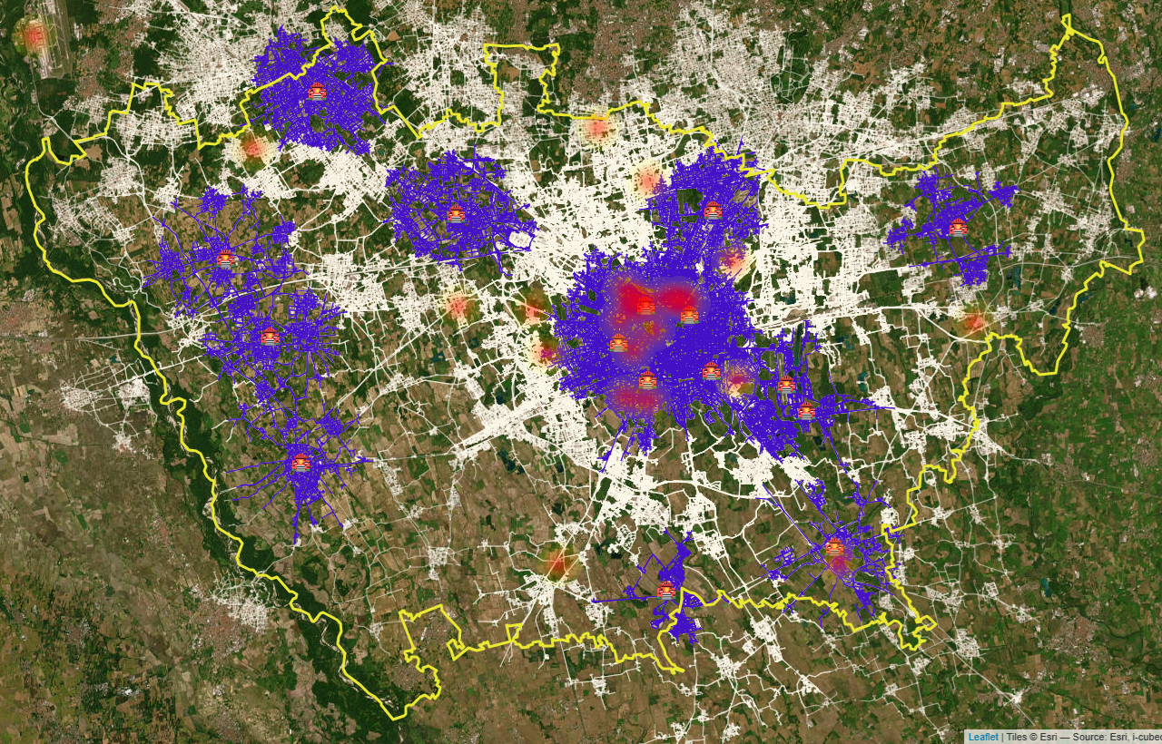 Erreichbarkeit innerhalb von 10 Minuten