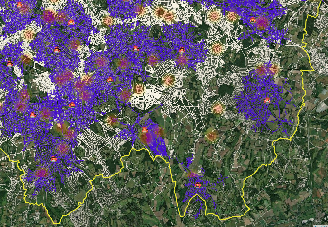 Reachable within 6 minutes