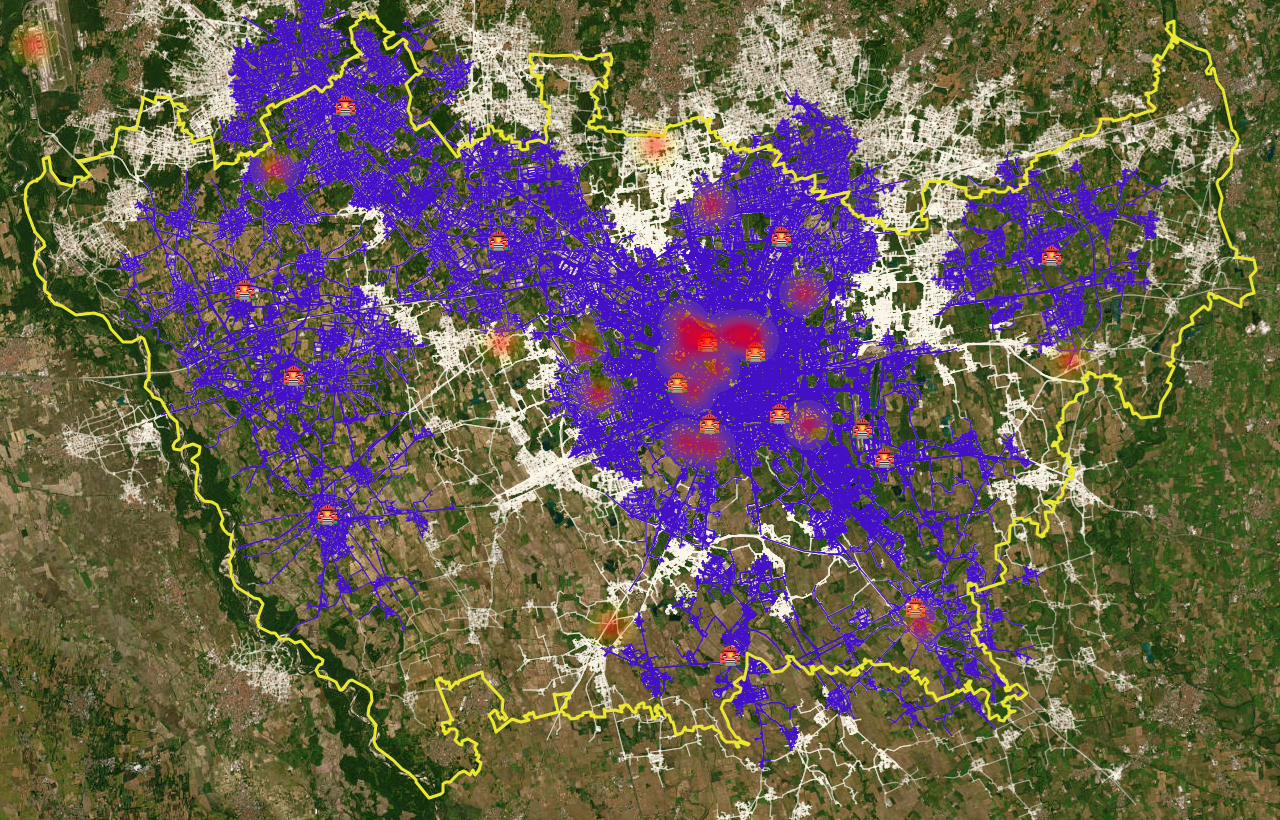 Reachable within 15 minutes